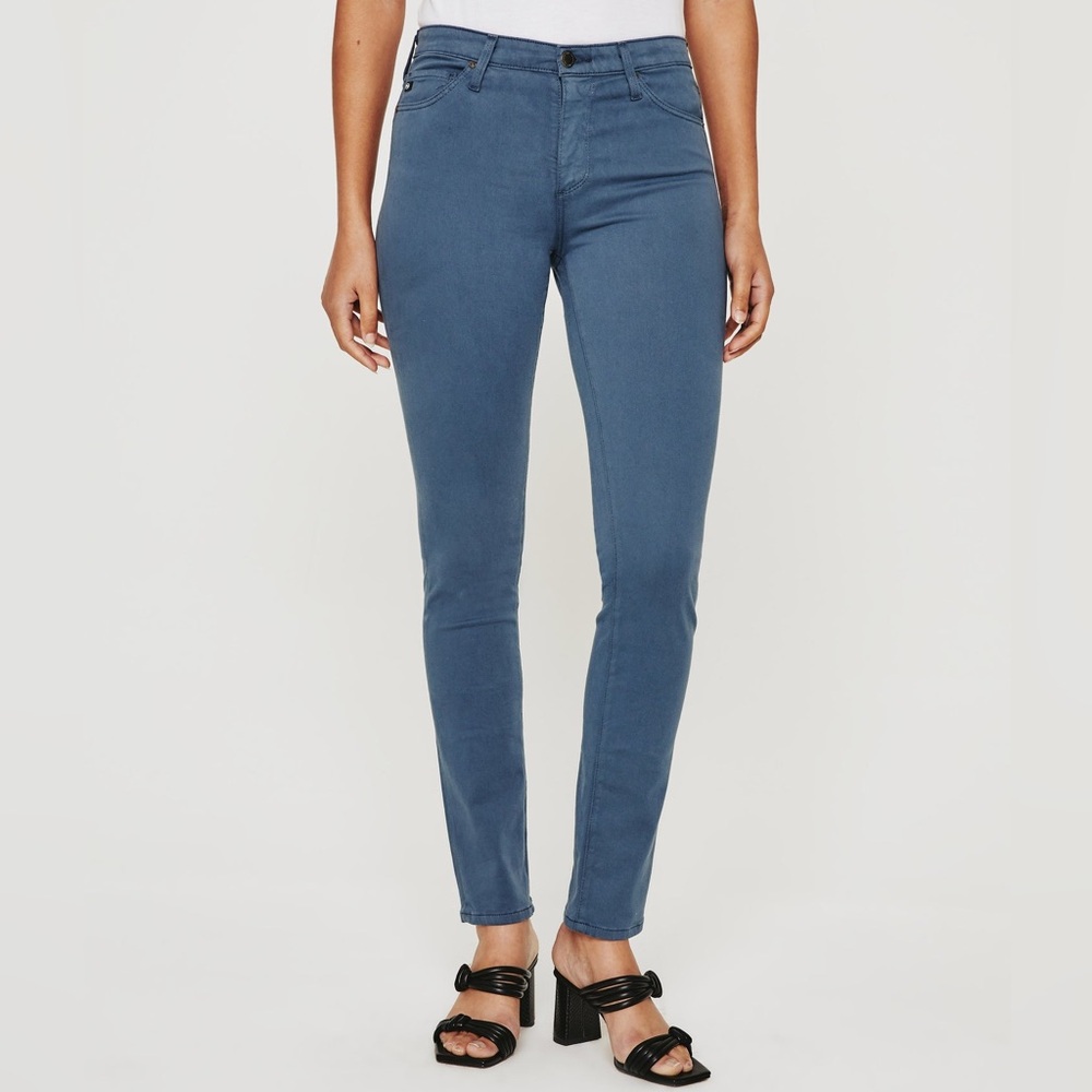 AG Luscious Stretch Prima Cigarette Leg Jeans Color Indigo Dusk Size 29